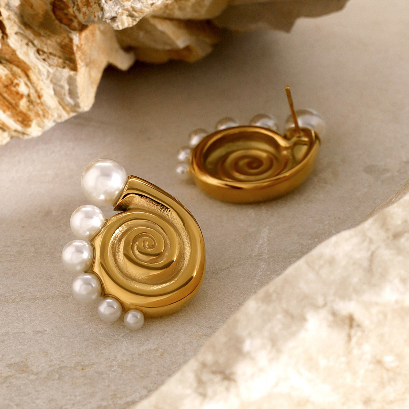 Aretes Caracola